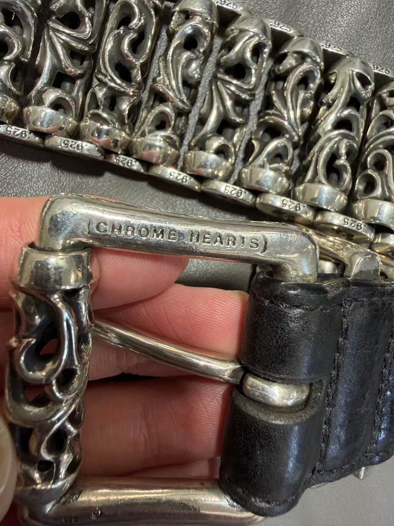 Chrome Hearts Chrome Hearts Roller Belt Size 32 - 12 Thumbnail