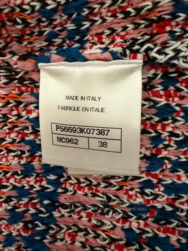 Chanel Chanel Show style pink and blue cardigan coat Size XS / US 0-2 / IT 36-38 - 4 Thumbnail