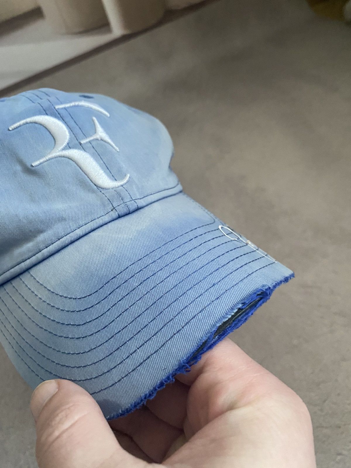 Nike × Vintage Nike RF vintage distressed hat cap Size ONE SIZE - 3 Thumbnail