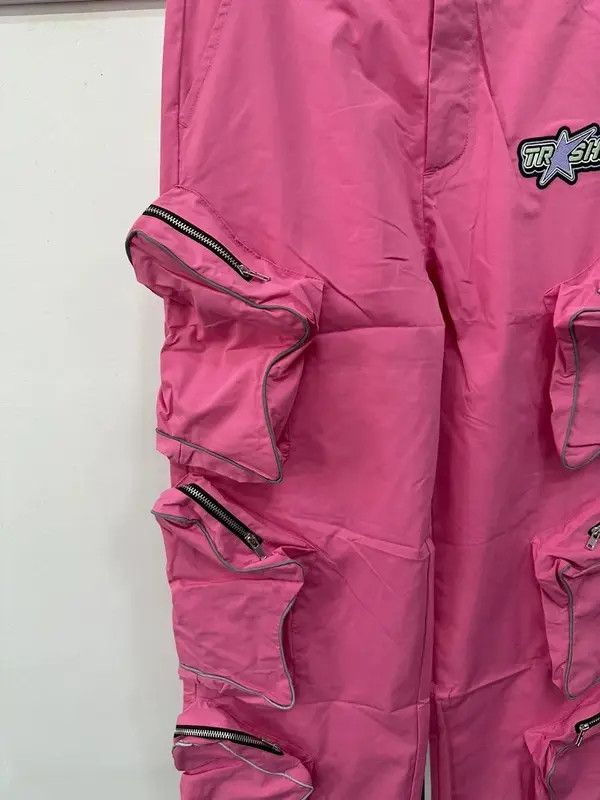 VIBE Reflective pants with stars and pockets hip-hop Harajuku Size US 30 / EU 46 - 4 Thumbnail