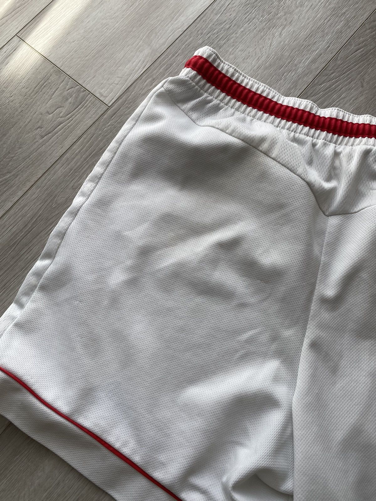 Adidas × Vintage Adidas Vintage 1998 FFF France National Team Soccer Shorts Size US 32 / EU 48 - 7 Thumbnail