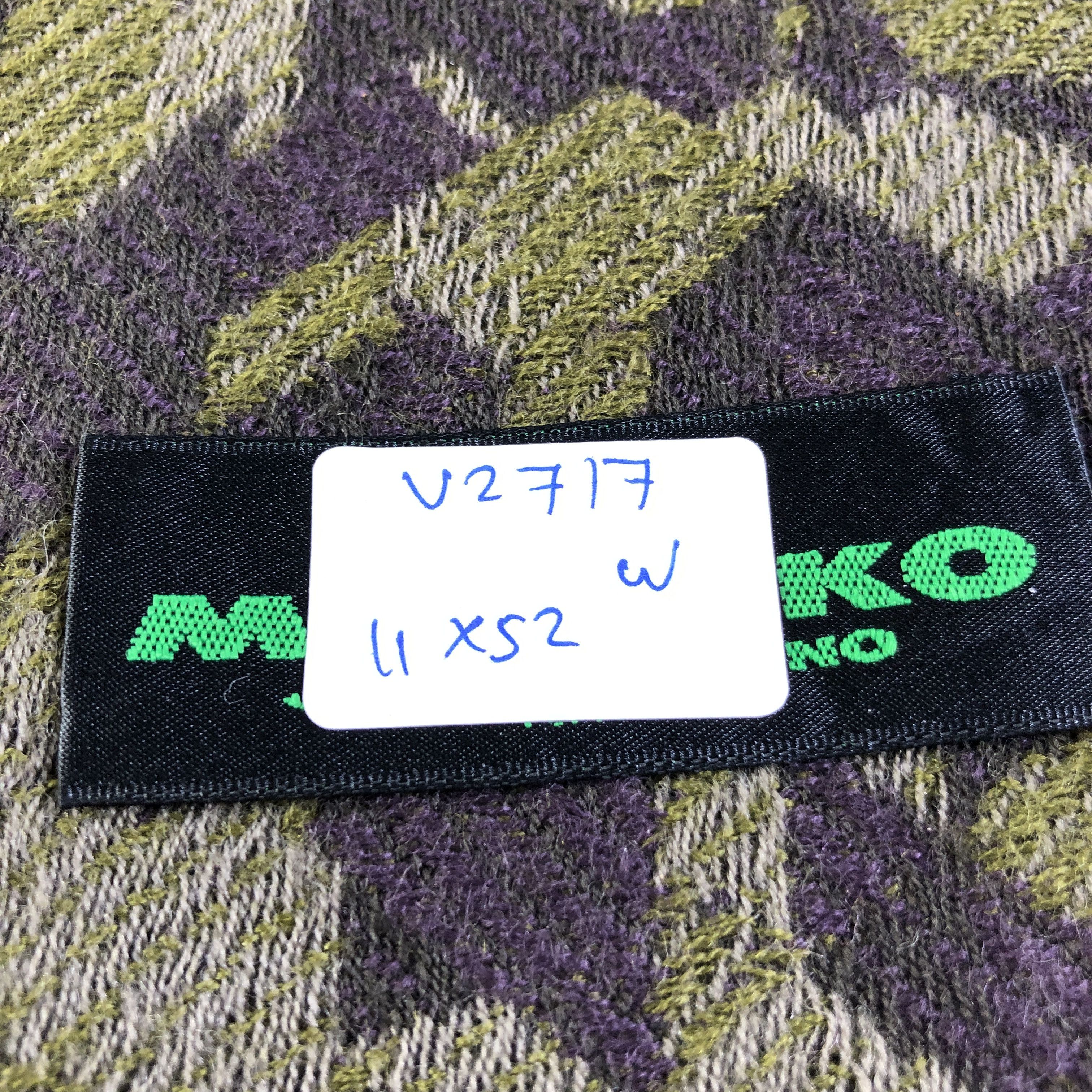 Mr. Junko Junko Koshino Wool Scarf Muffler V2717 Size ONE SIZE - 6 Thumbnail