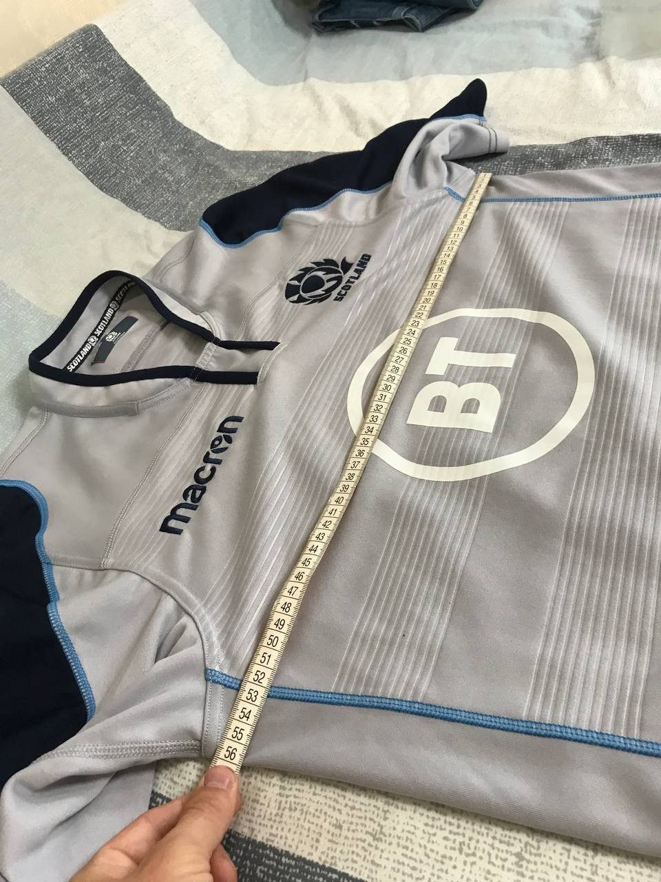 Macron 🔥 Scotland 2018 2019 Rugby Union Macron BT Jersey T Shirt Size US L / EU 52-54 / 3 - 11 Thumbnail