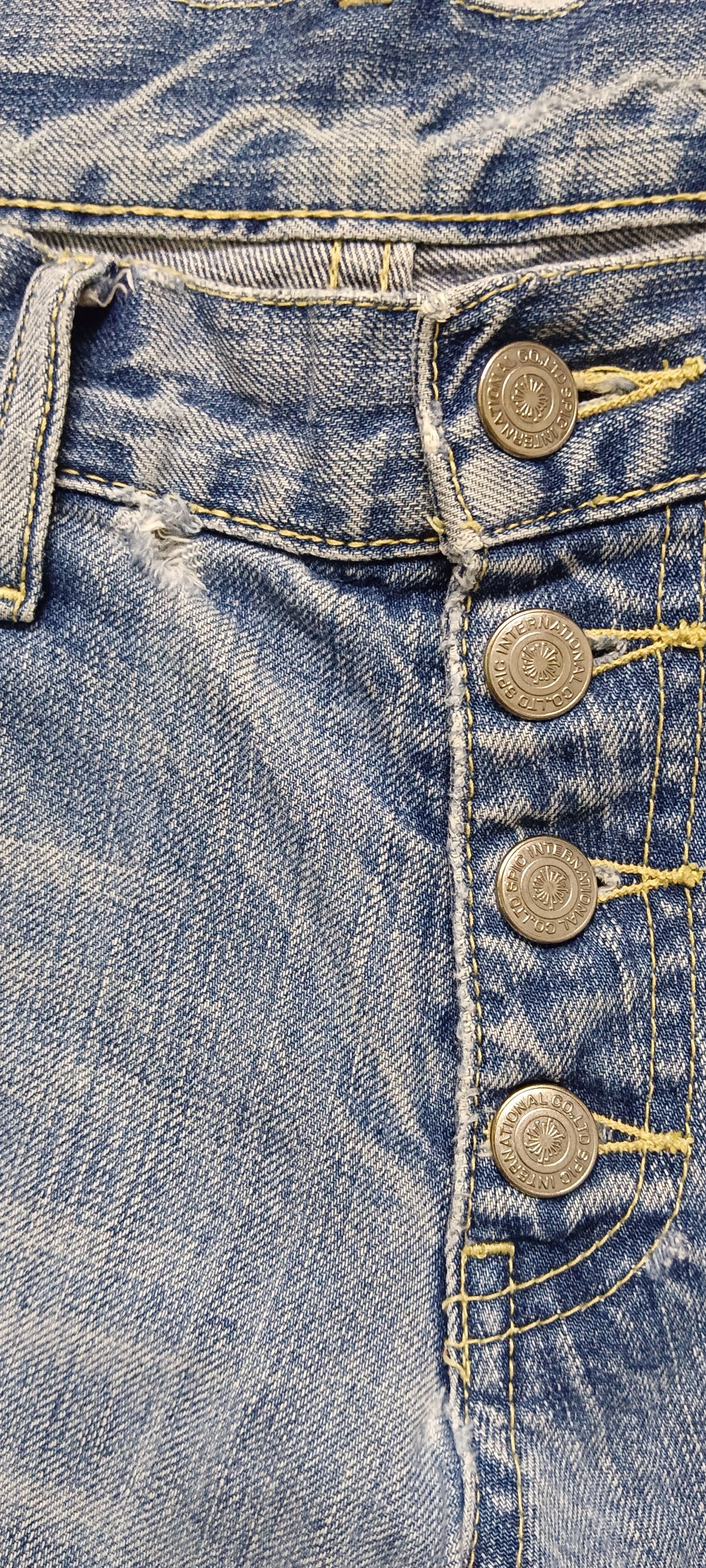 Tornado Mart Tornado Mart Tribal Tattoo Thrash Super Flare Denim Size US 29 - 10 Thumbnail