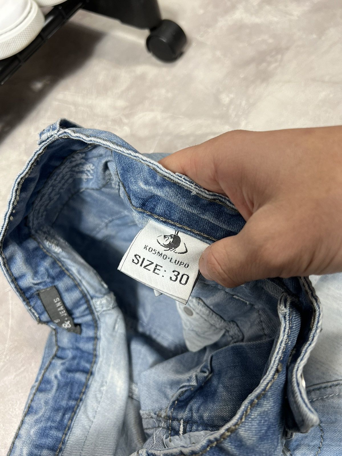 Vintage Vintage Kosmo Lupo Fade Distressed Y2k Denim Pants Size US 30 / EU 46 - 12 Thumbnail