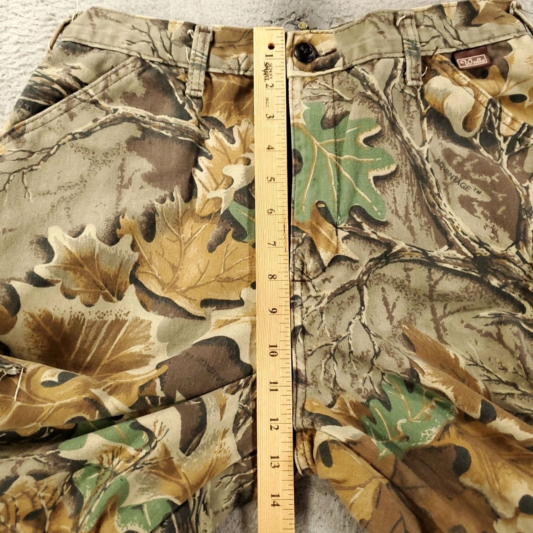 Walls Walls Camo Jeans Mens 30x28 Jeans Camouflage 5-Pocket Denim Brown Green Powerfully Relaxed Regular Mens Size US 30 / EU 46 - 3 Thumbnail