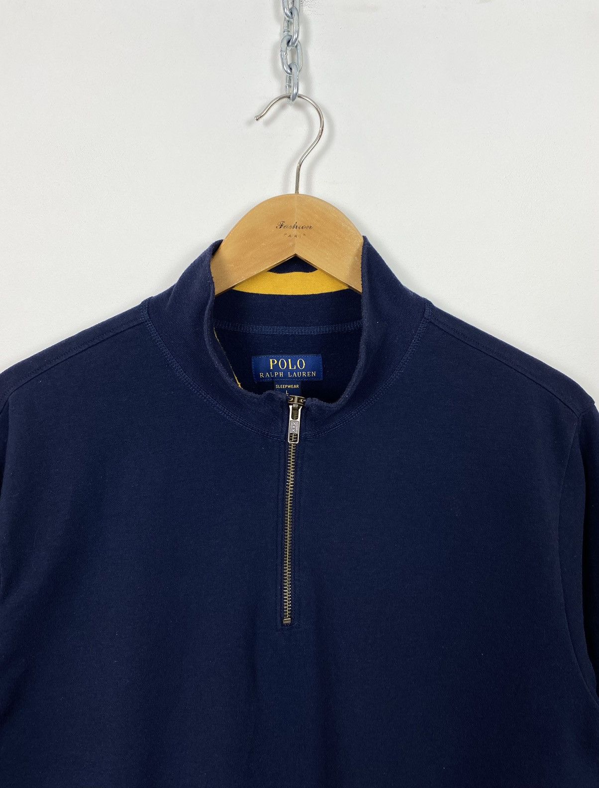 Polo Ralph Lauren Polo Ralph Lauren Sleepwear Jacket Size XL 1/4 Zip Top Blue Size US XL / EU 56 / 4 - 2 Thumbnail