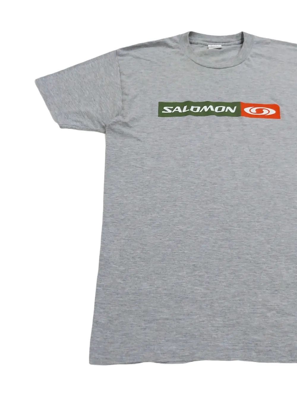 Salomon Vintage Salomon Big Spell Out "Street" Single Stitch Size US XL / EU 56 / 4 - 4 Thumbnail