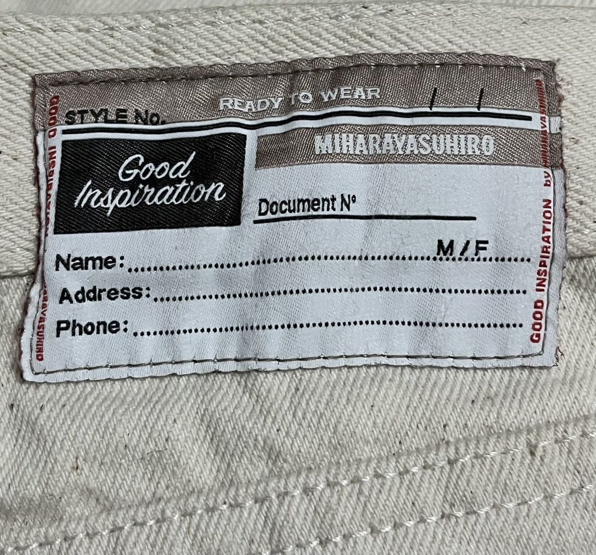 GU × Maison MIHARA YASUHIRO MAISON MIHARAYASUHIRO X GU GOOD INSPIRATION DENIM JEANS Size US 29 - 7 Thumbnail