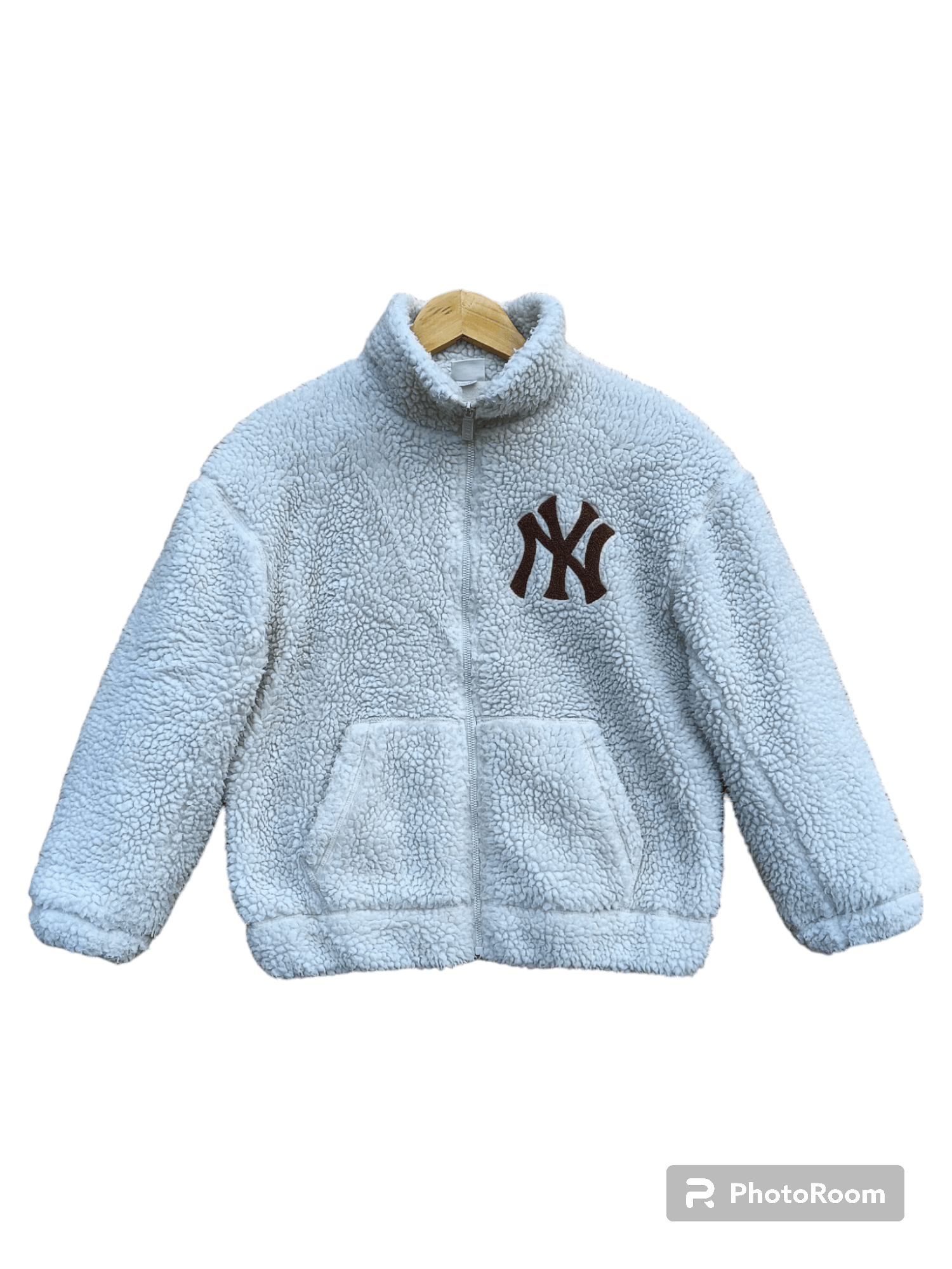 MLB MLB New York Yankees Kids Sherpa Jacket Size US XXS / EU 40 - 4 Thumbnail