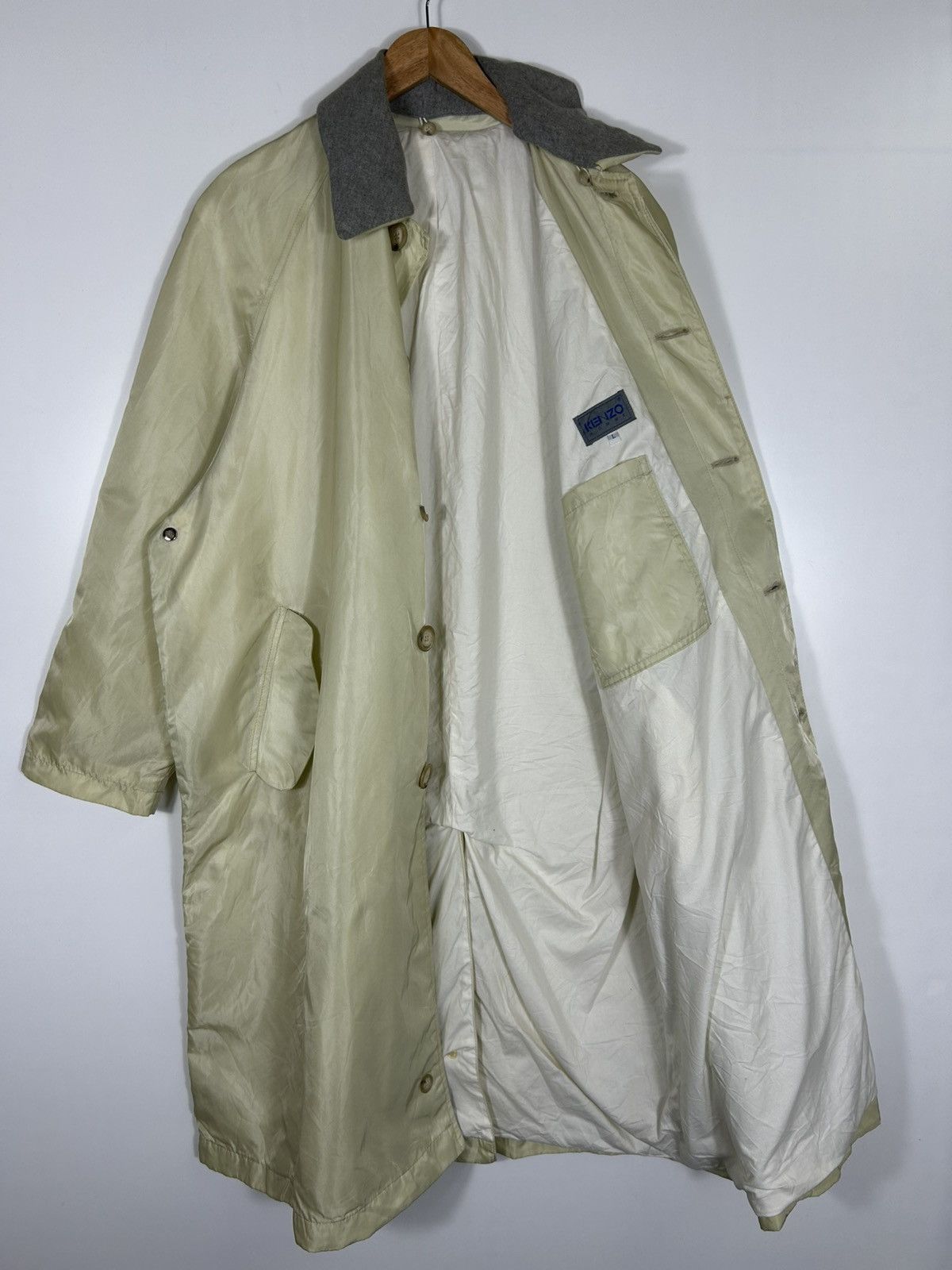 Kenzo Vintage Kenzo Homme Oversized Nylon Coat Made in Italy Size US L / EU 52-54 / 3 - 8 Thumbnail