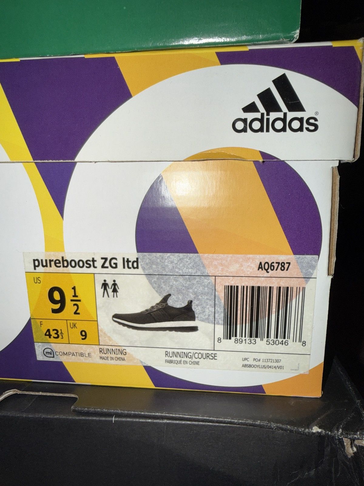 Adidas Adidas ZG Pureboost Size US 9.5 / EU 42-43 - 7 Thumbnail