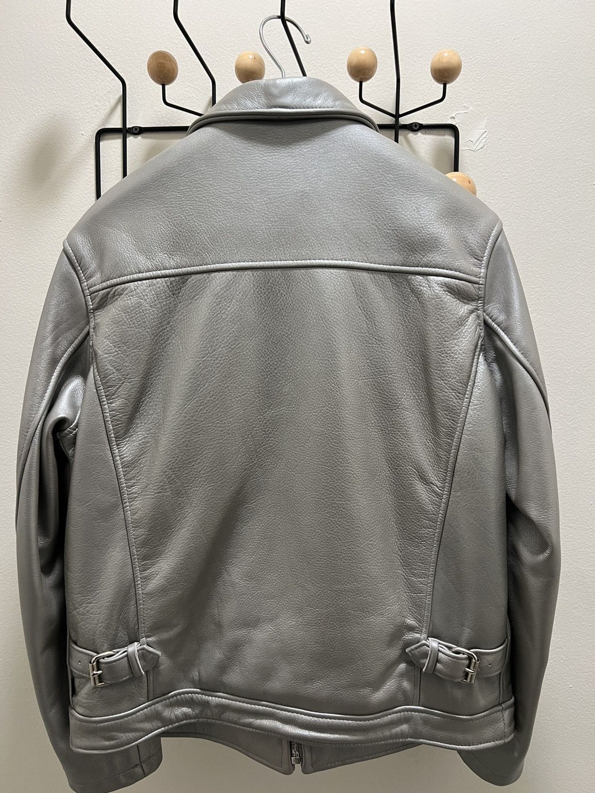 Schott × Supreme Supreme x Schott SS17 Silver Work Jacket Size US M / EU 48-50 / 2 - 2 Thumbnail