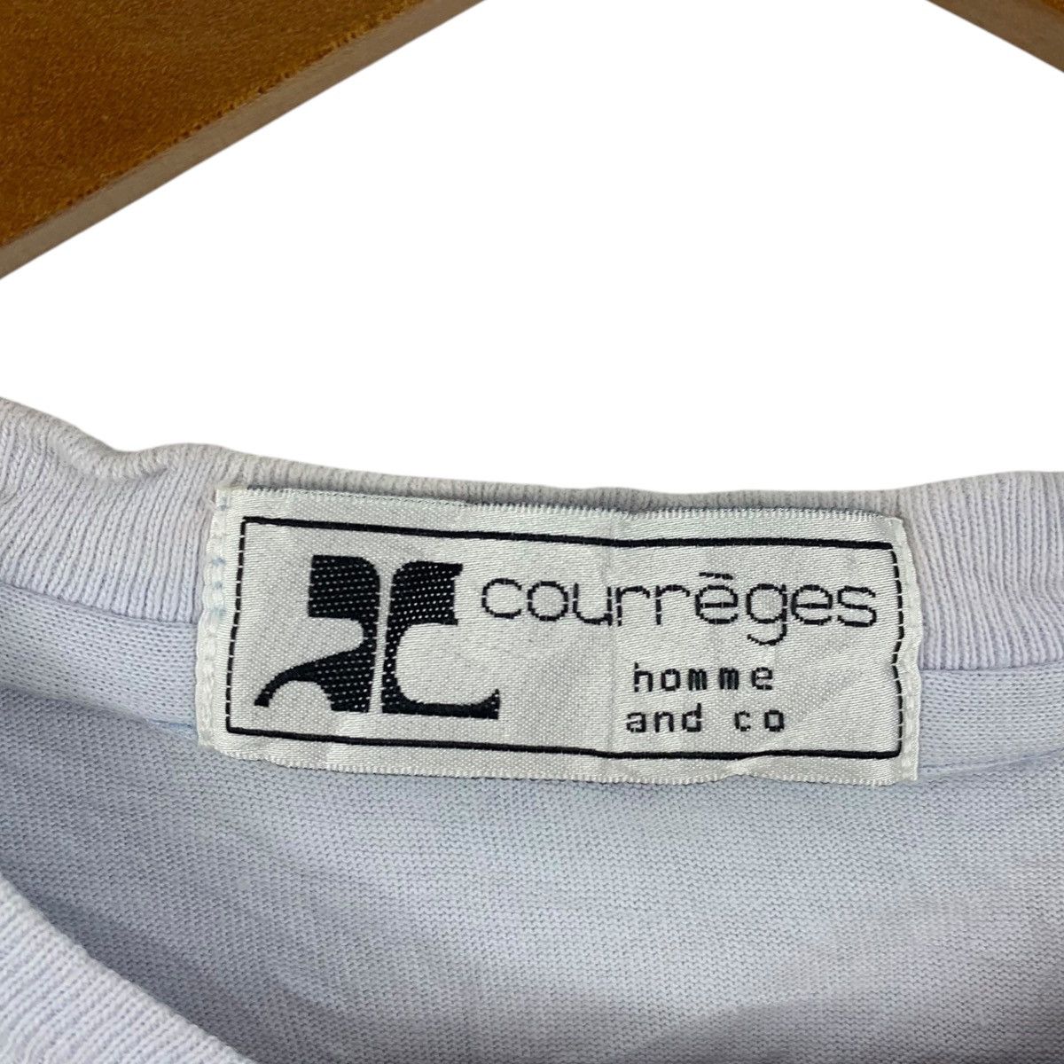 Courreges Vintage COURREGES PARIS HOMME Collection Tee Shirt Top Size US M / EU 48-50 / 2 - 5 Thumbnail