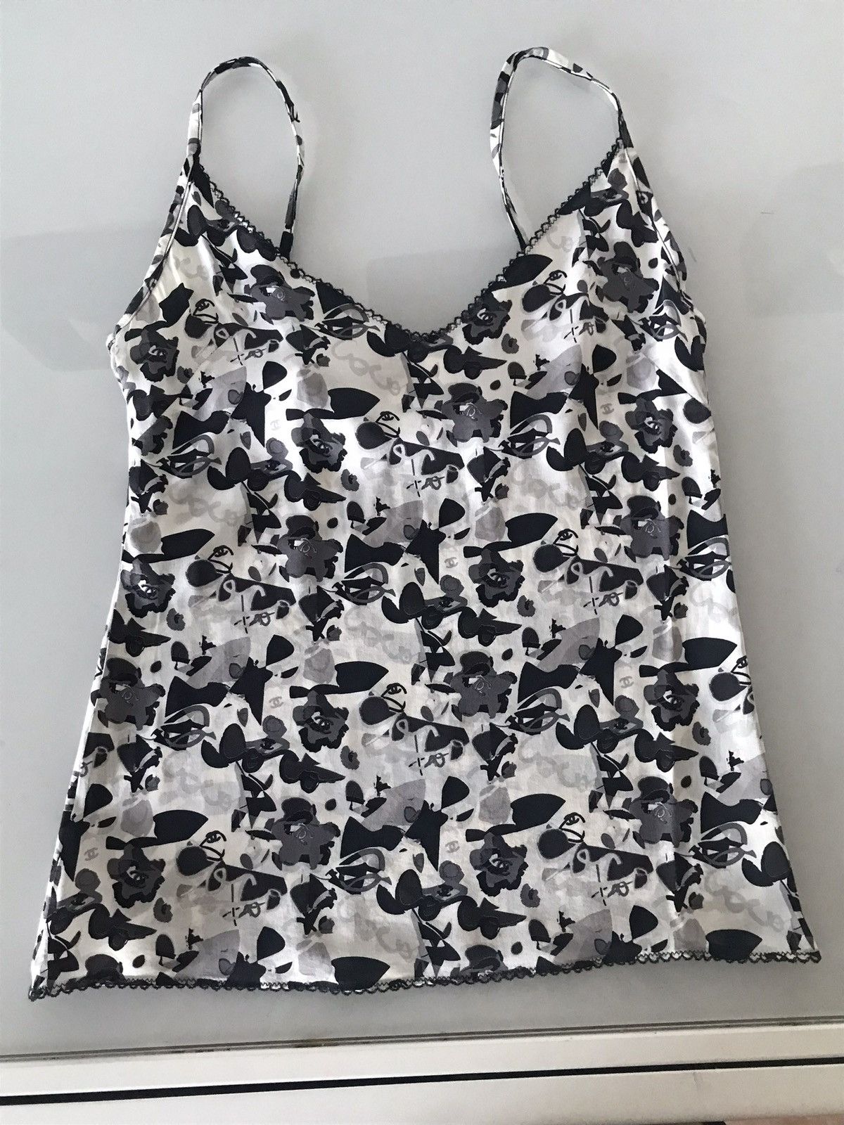 Chanel Chanel top vintage Silk. Size XS / US 0-2 / IT 36-38 - 1 Thumbnail