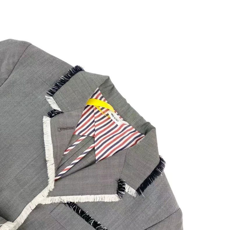 Thom Browne Thom Browne Turn up the suit jacket Size 38S - 3 Thumbnail