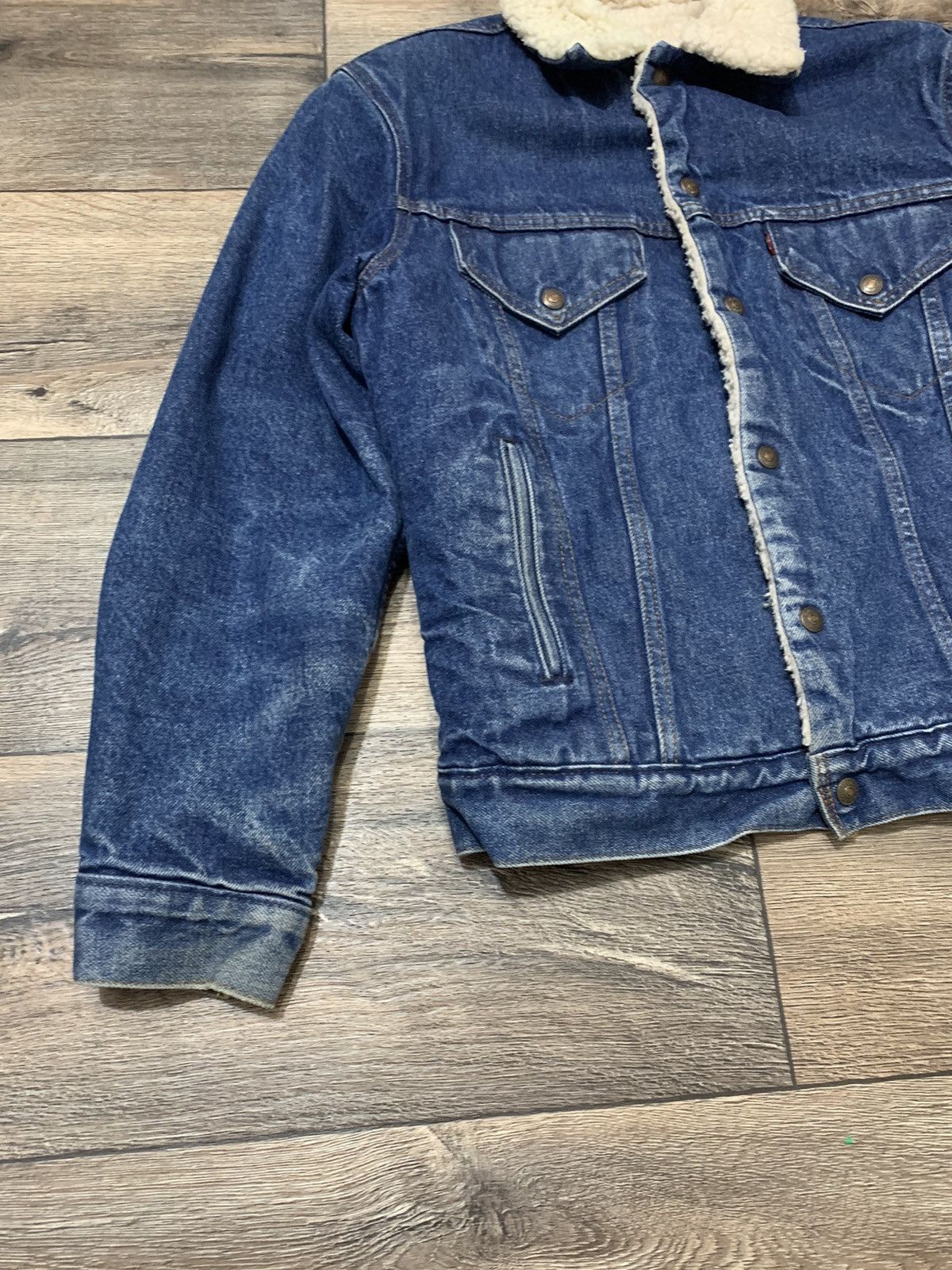 Levi's × Vintage Vintage 70’s Levi’s Sherpa Lined Denim Jacket Made in USA Size US S / EU 44-46 / 1 - 3 Thumbnail