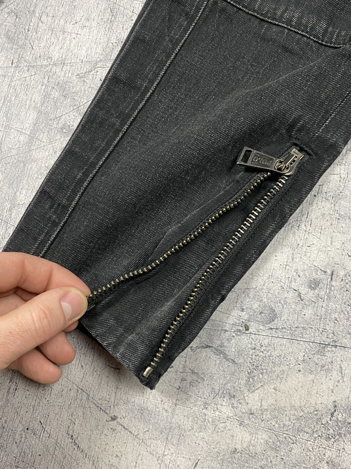 Polo Ralph Lauren × Ralph Lauren Polo Ralph Lauren rare black label biker jeans pants Size 26" / US 2 / IT 38 - 6 Thumbnail