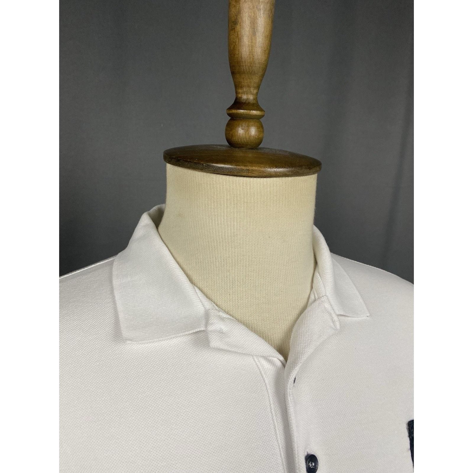 Versace Versace Collection Small Logo Men's White Polo T-Shirt Size Size US L / EU 52-54 / 3 - 6 Thumbnail