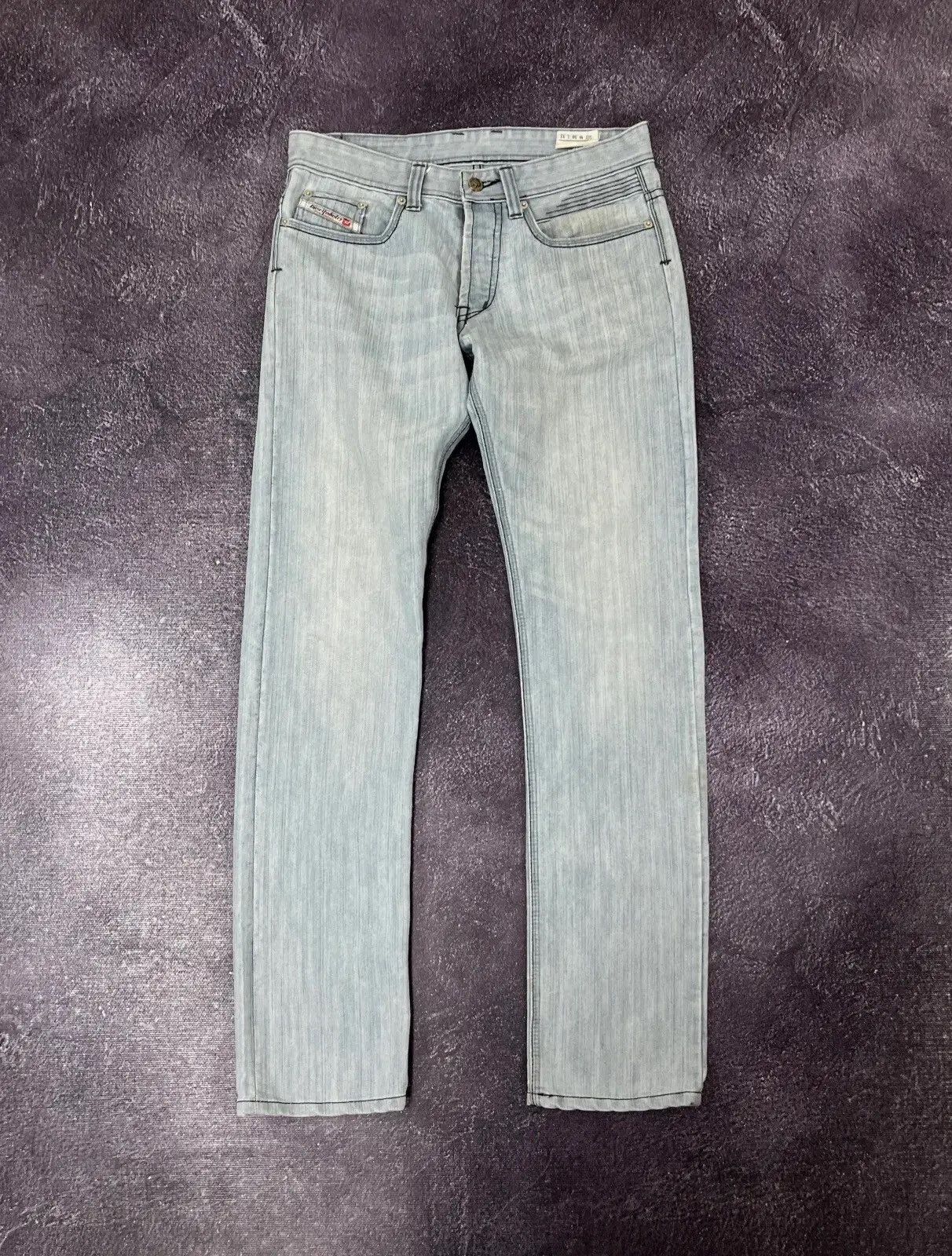 Diesel × Vintage Vintage Diesel Sky Brand Y2K Light Blue Avant Garde Jeans Size US 30 / EU 46 - 2 Thumbnail