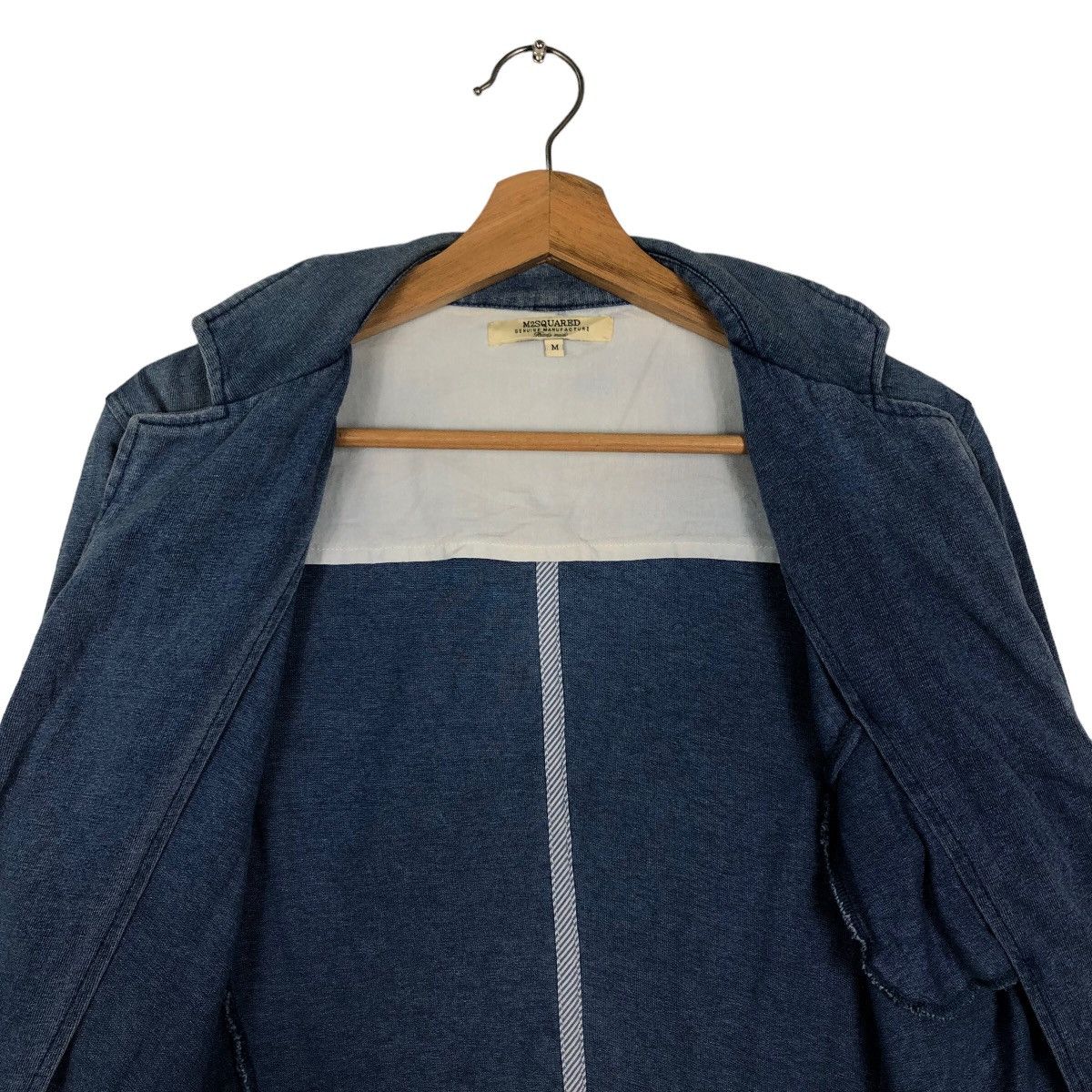Japanese Brand 🔥Denim Light Cardigan Jacket M2Squared Ready Made Size US M / EU 48-50 / 2 - 11 Thumbnail