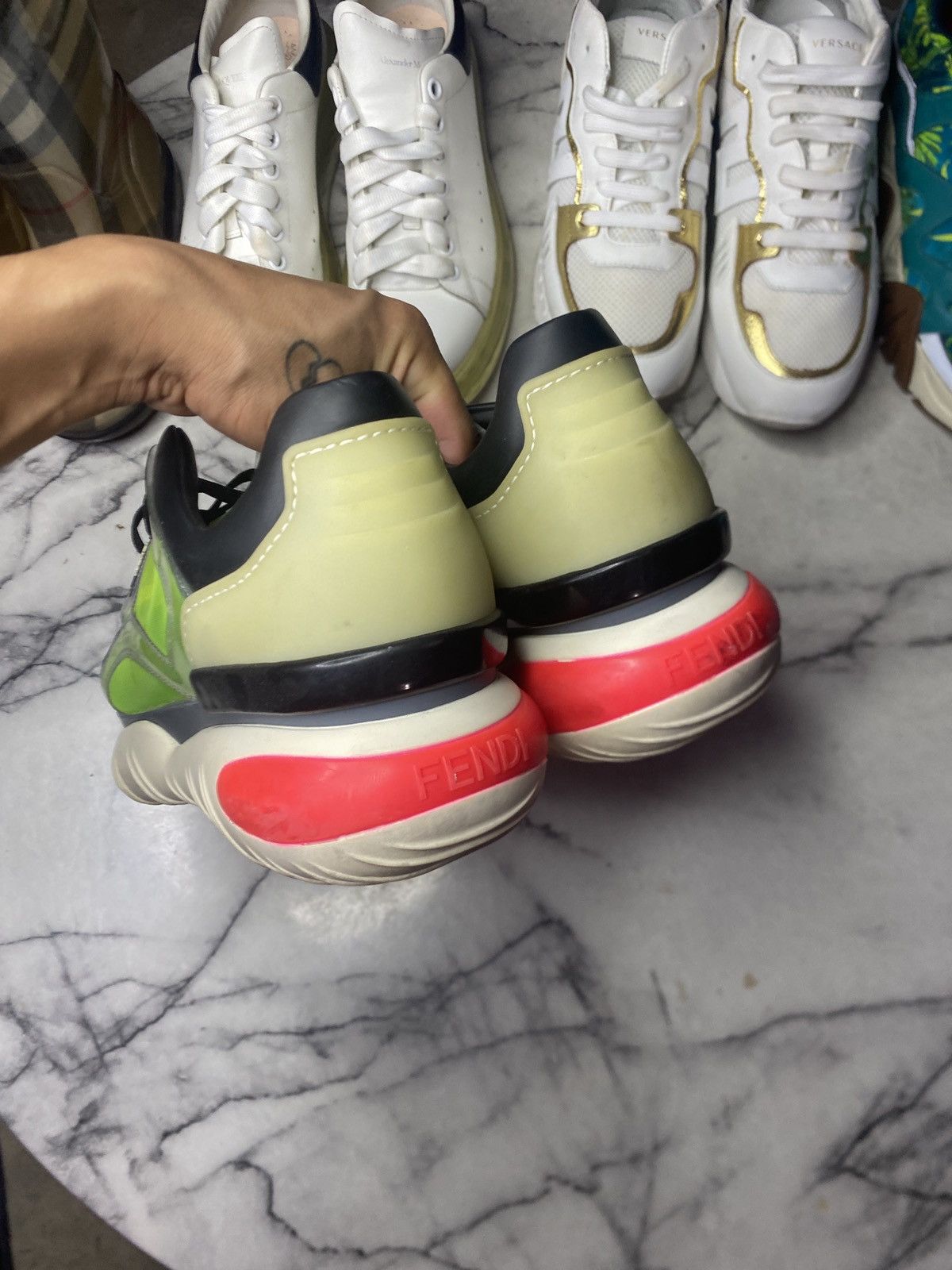 Fendi Fendi platform trainer sneaker Size US 12 / EU 45 - 4 Thumbnail