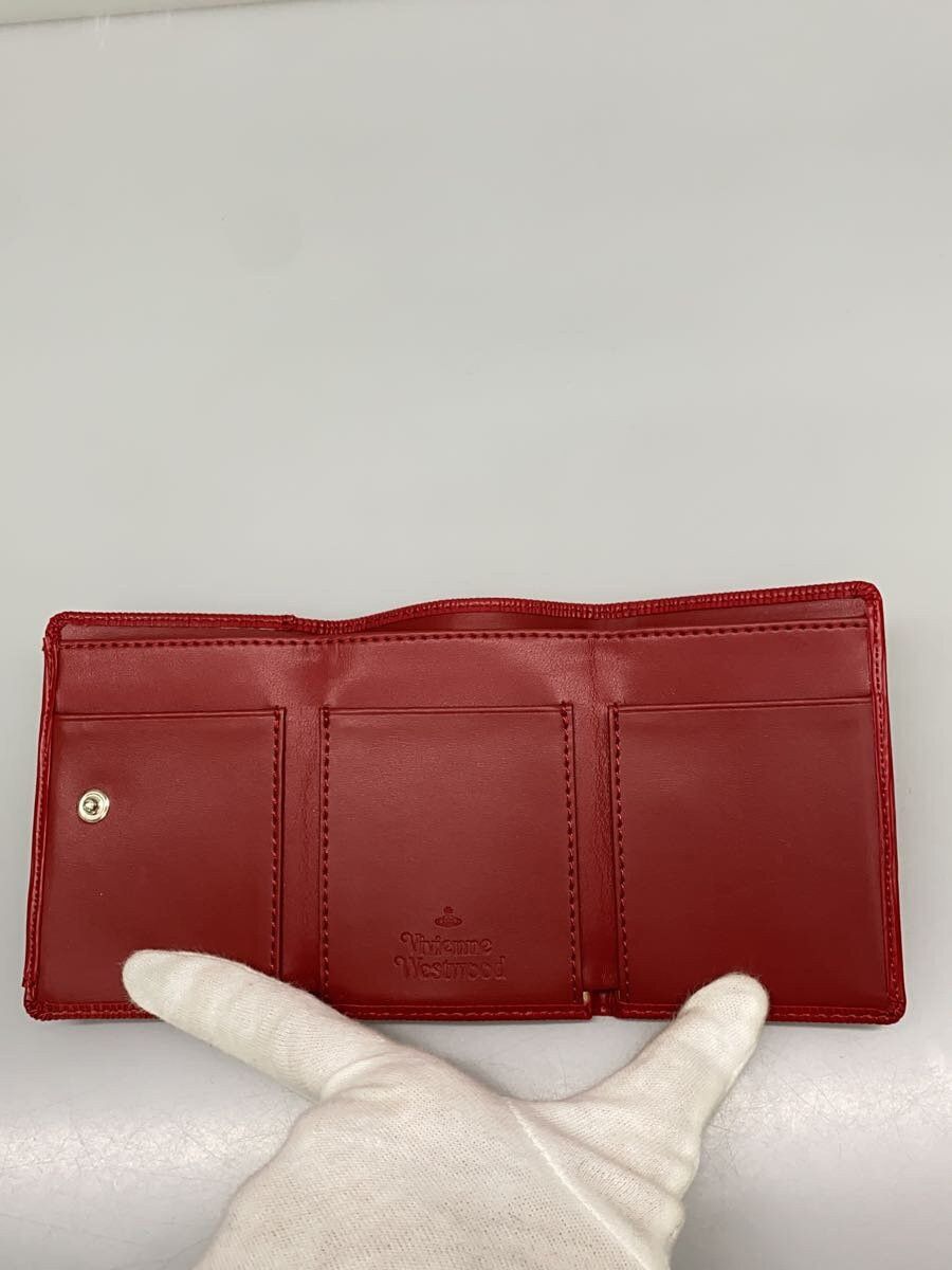 Vivienne Westwood Vivienne Westwood Tri-Fold Wallet Red Size ONE SIZE - 4 Thumbnail
