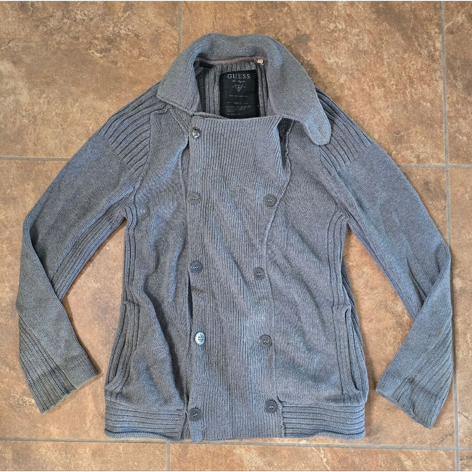 Guess Grey Detailed | GUESS | Sweater Jacket Size S / US 4 / IT 40 - 1 Thumbnail