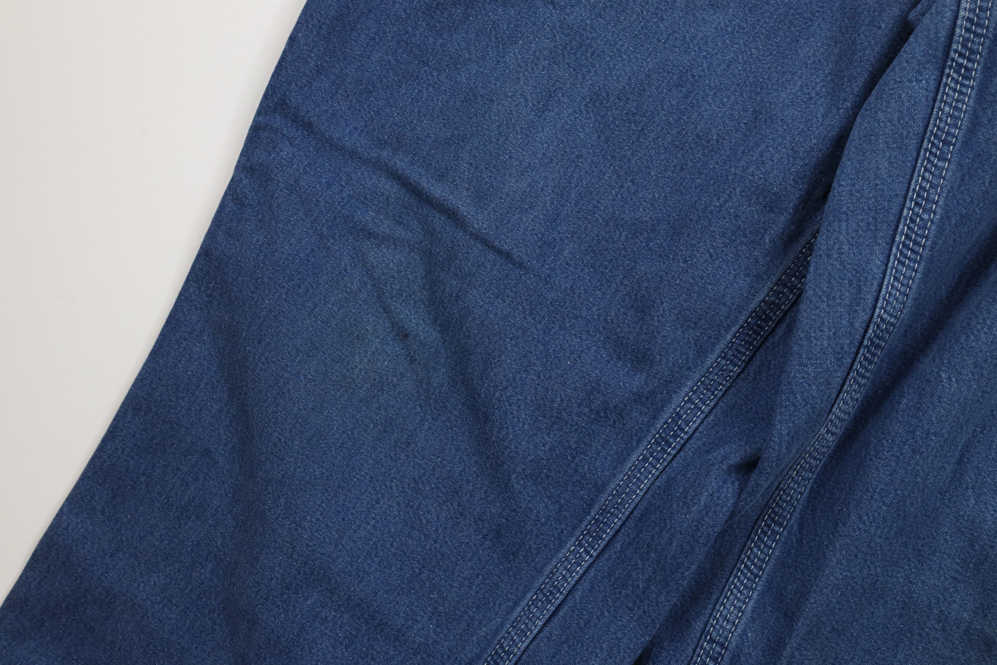 Carhartt × Vintage Vintage Carhartt Spell Out Wide Leg Dungaree Denim Jeans Size US 40 / EU 56 - 7 Thumbnail