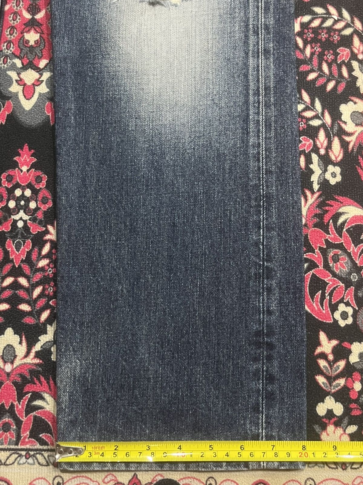 Edwin Vintage Edwin Exclusive Vintage Blue Washed Distressed Jeans Size US 32 / EU 48 - 16 Thumbnail