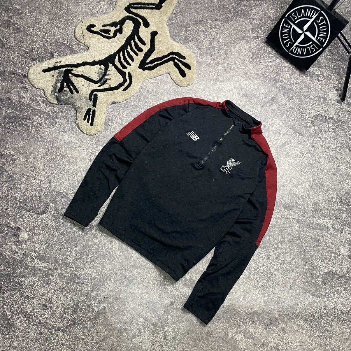 New Balance Vintage New Balance Liverpool Small logo team 1/3 sweatshirt Size US M / EU 48-50 / 2 - 1 Thumbnail