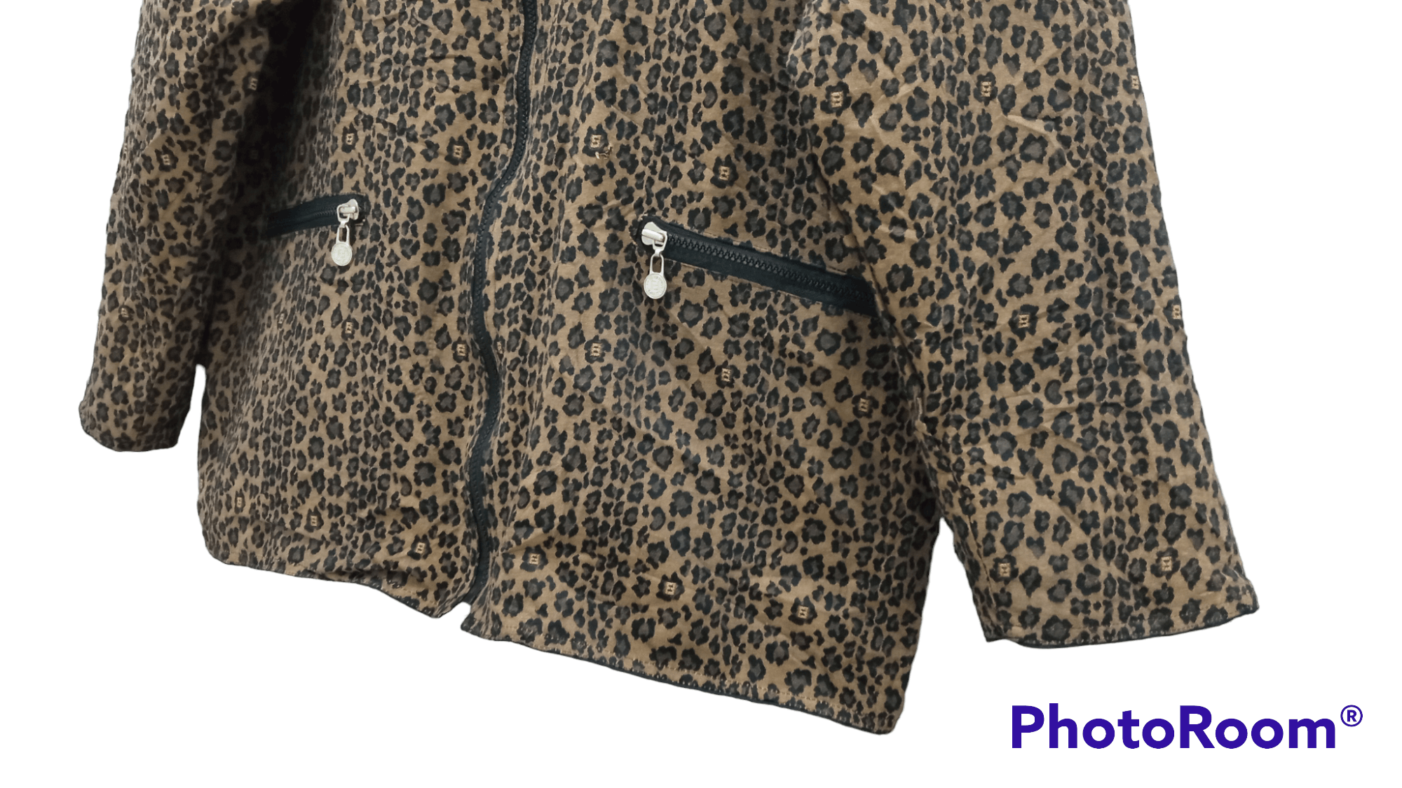 Fendi × Vintage 🔥🔥Vtg Fendi Leopard Big Logo Spellout Reversible Jacket Size US L / EU 52-54 / 3 - 12 Thumbnail