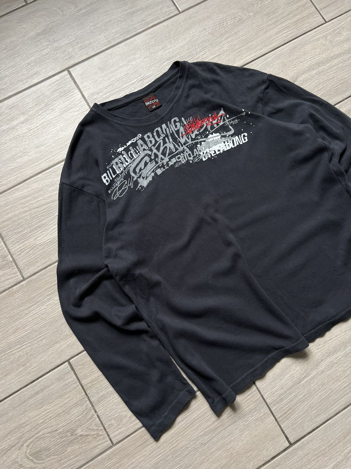 Billabong Vintage billabong Big Logo Y2K sweatshirt Dark Grey 90S Size US XL / EU 56 / 4 - 5 Thumbnail