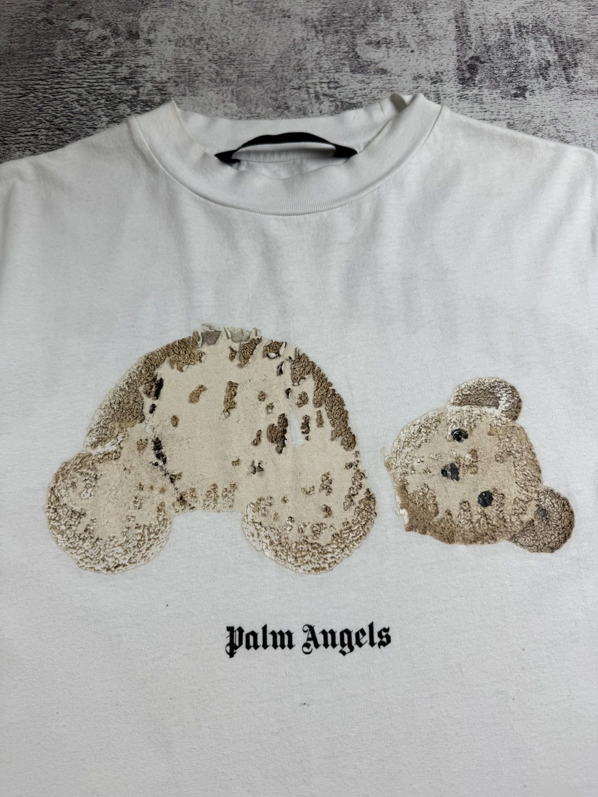 Palm Angels Palm Angles Kill Teddy Bear Print Authentic White Men’s Small T Shirt Tee Jersey Size US S / EU 44-46 / 1 - 8 Thumbnail