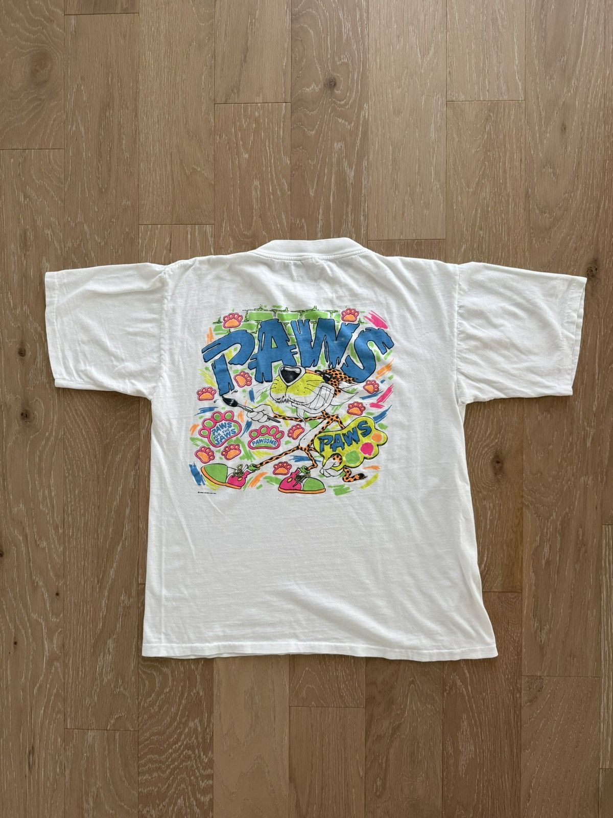 Other Vintage 1990 Paws Cheetos Graffiti Shirt Size US L / EU 52-54 / 3 - 1 Thumbnail