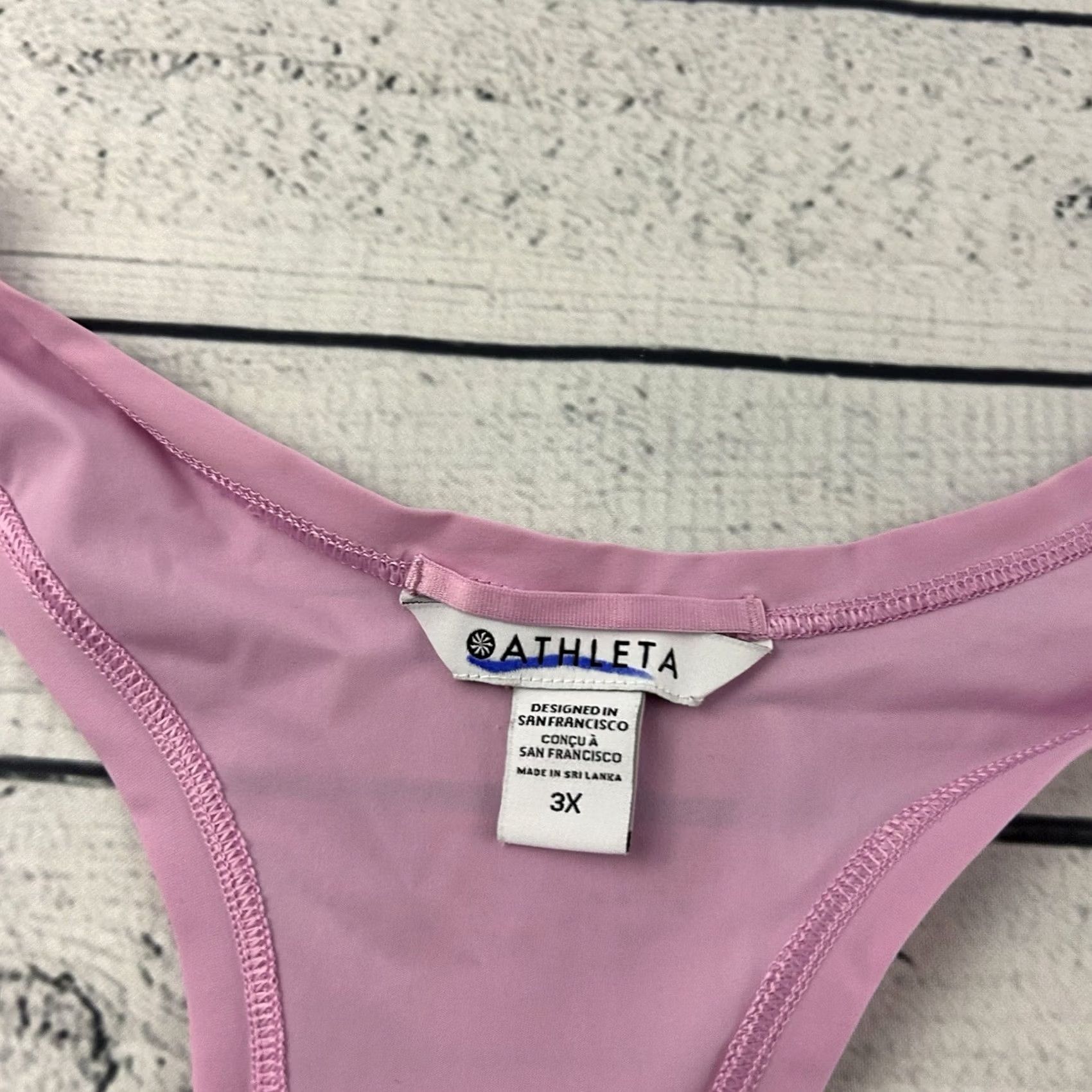 Athleta Athleta Racerback Tank Top Women's 3X Sleeveless Athletic Pink Shirt Size XXL / US 16-18 / IT 52-54 - 2 Thumbnail