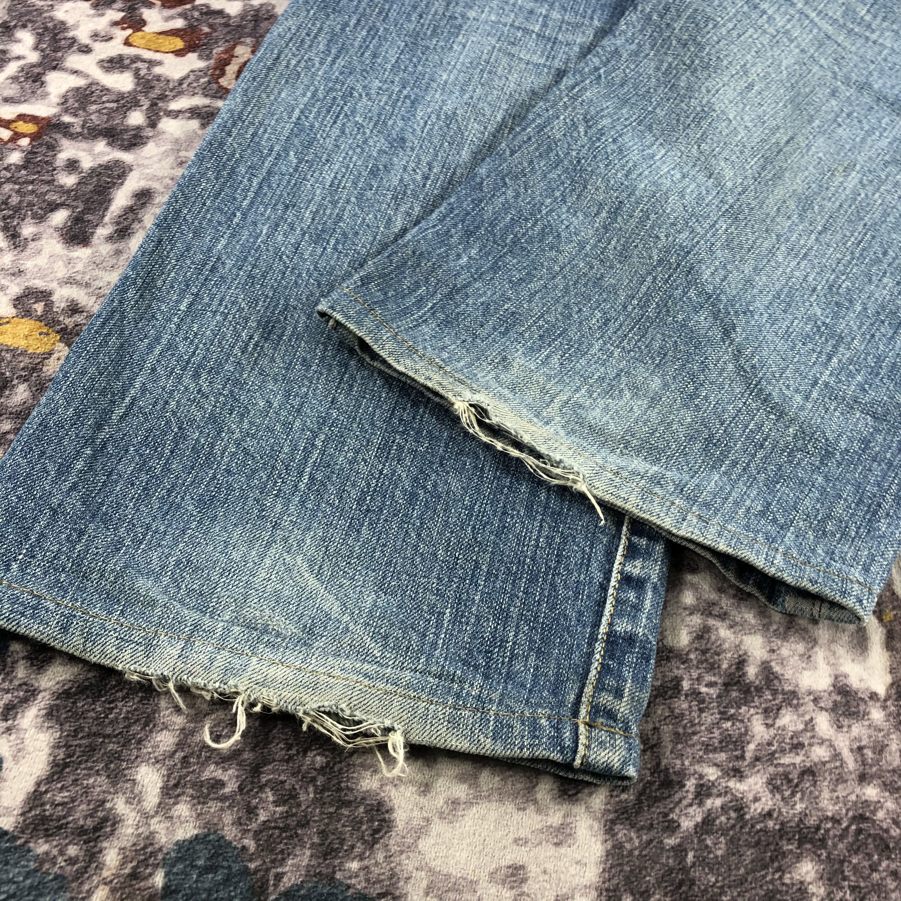 Levi's × Vintage Vintage 90s Blue Wash Levis 501 Jeans-JM2778 Size US 33 - 4 Thumbnail