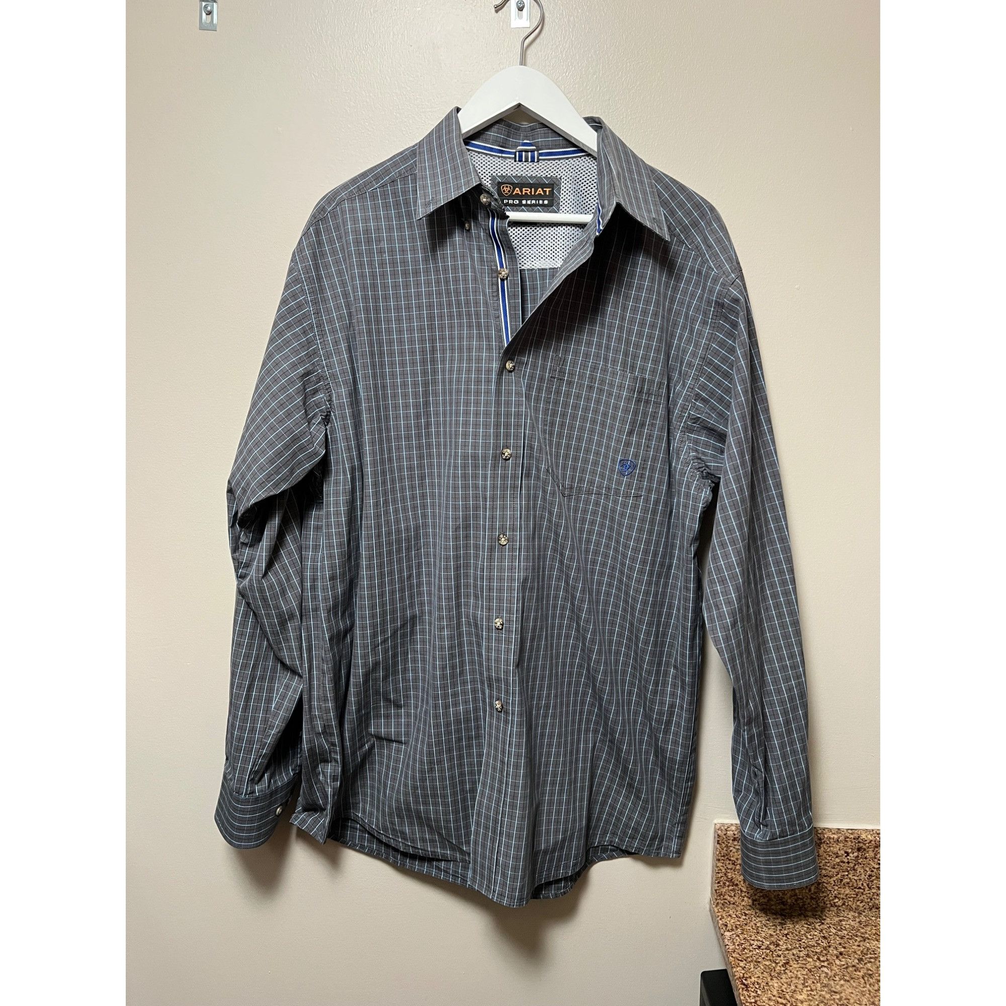 Ariat Ariat Pro Series Long Sleeve Button Up Dress Shirt - Size L Size US L / EU 52-54 / 3 - 1 Thumbnail