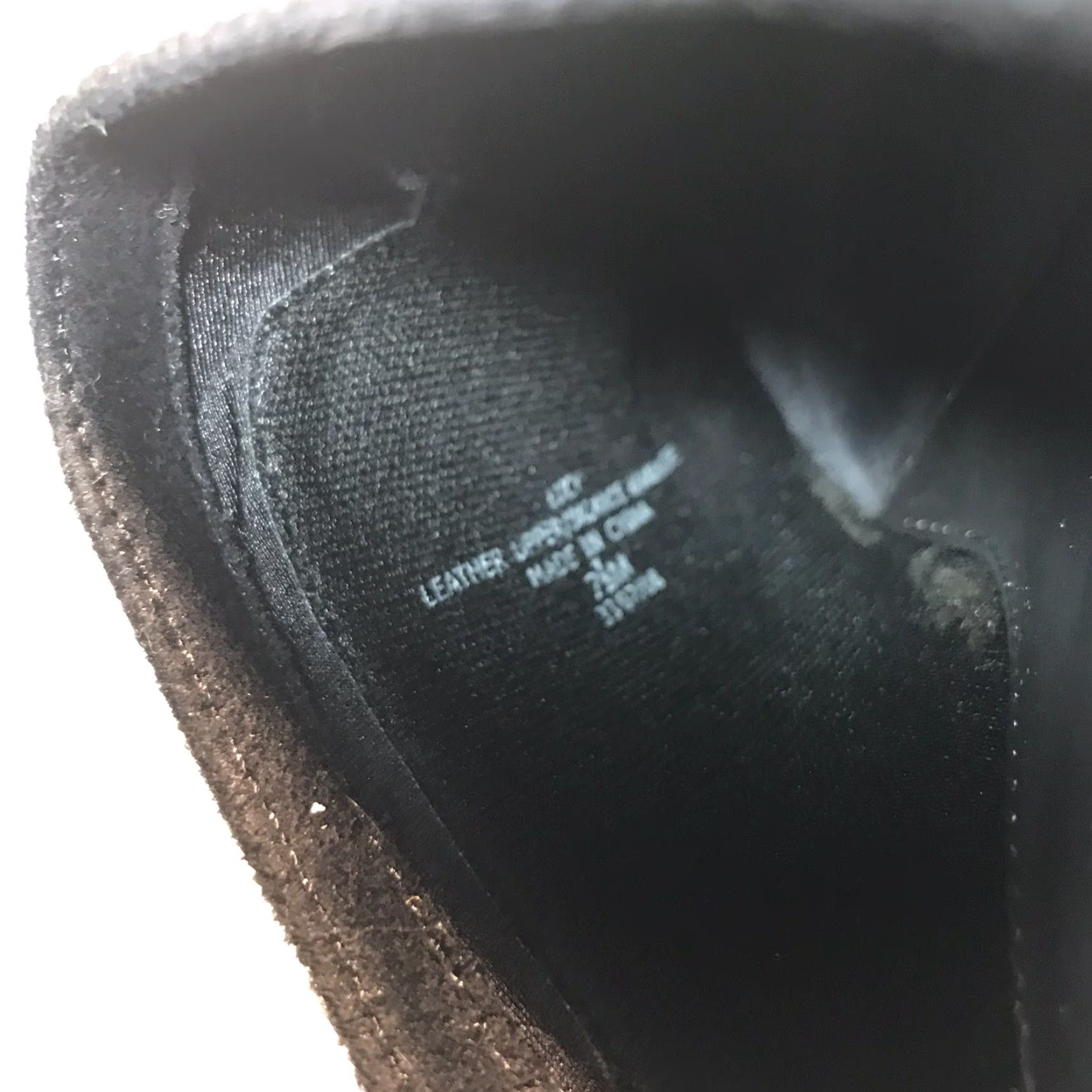 Liz Claiborne Liz Claiborne Black Leather Mules Womens Size 7.5 Square Toe Slip On Block Heel Size US 7.5 / IT 37.5 - 6 Thumbnail