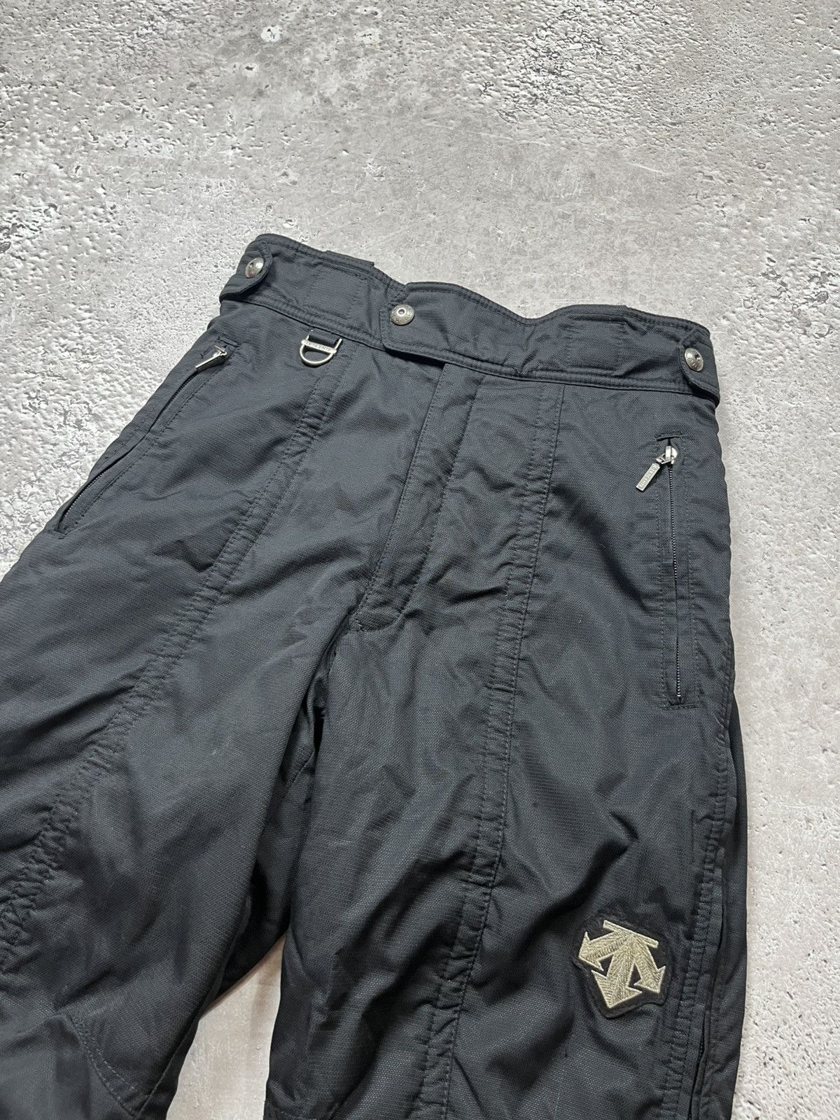 Descente × Vintage Vintage Descente Ski Pants Men’s L Black Technical Trousers Size US 28 / EU 44 - 8 Thumbnail