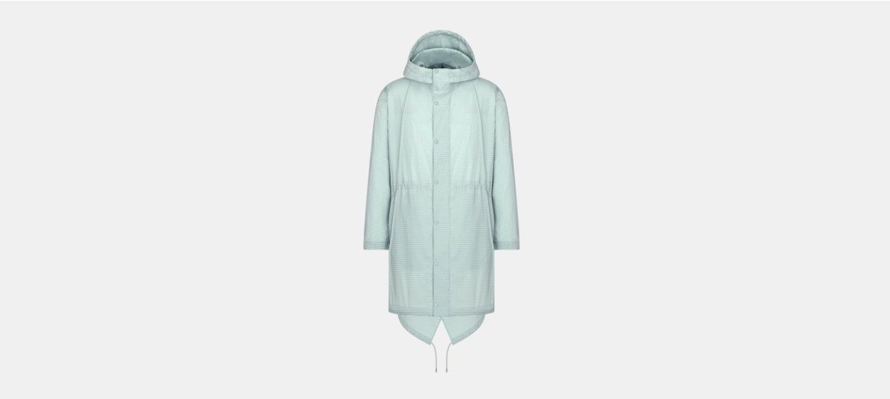 o1w1db10824 Foldable Parka in Sea Green