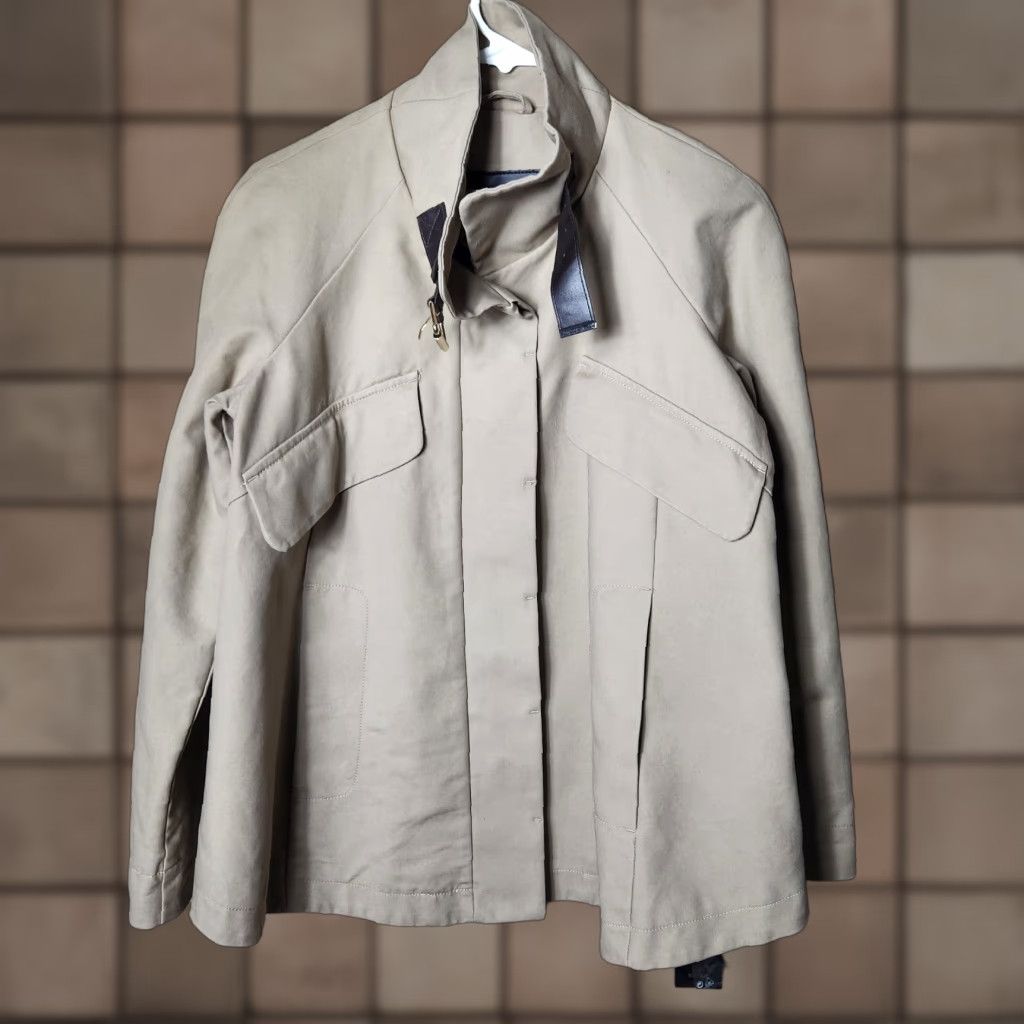 Mango Mango MNG Womens Tan Utility Jacket-Size M (NWT) Casual Shirt Jacket Mens Womens Size M / US 6-8 / IT 42-44 - 1 Thumbnail
