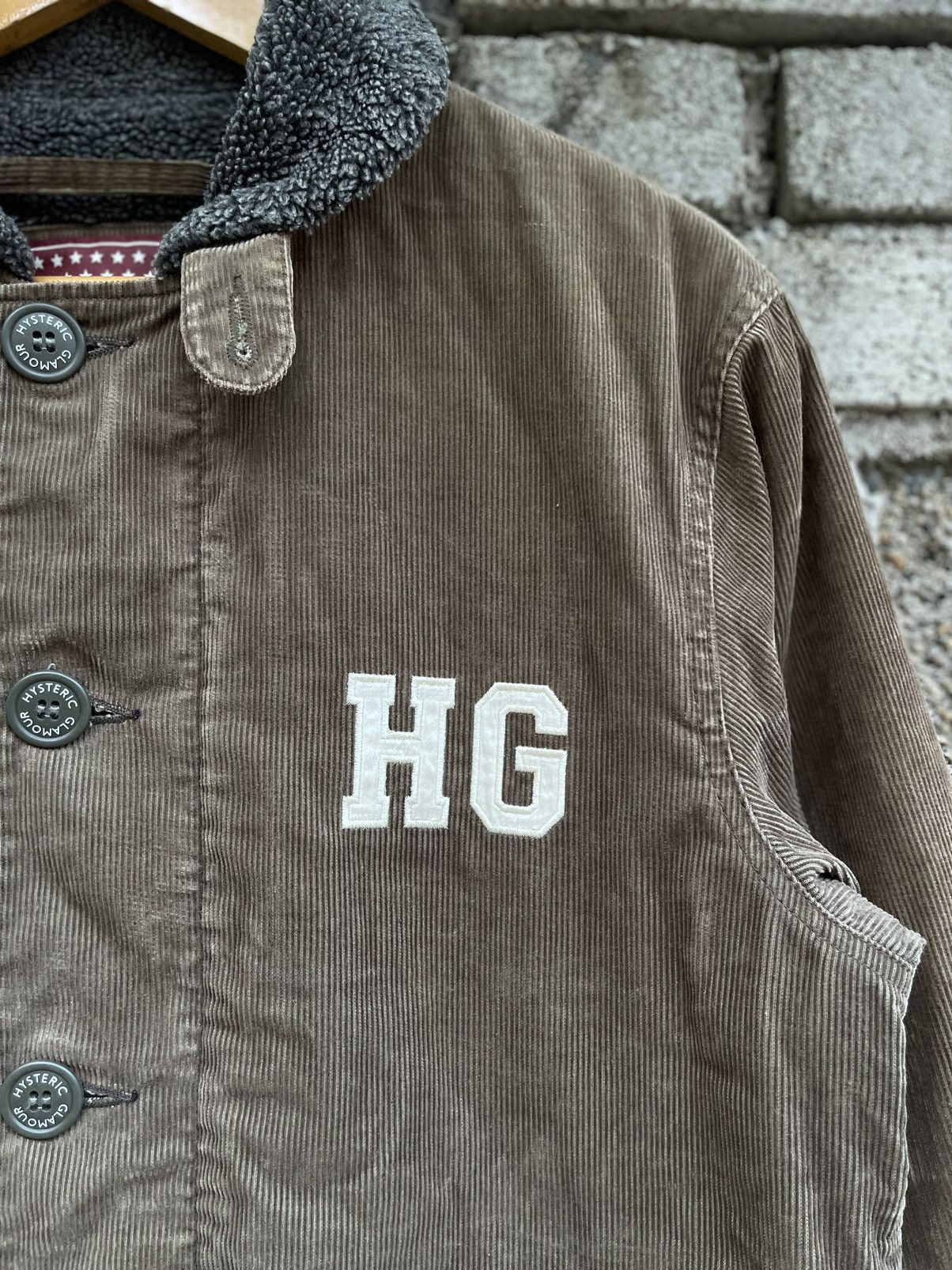 Hysteric Glamour Rare Hysteric Glamour Team Hysteric U.S. Fleece-Lined Jacket Size US M / EU 48-50 / 2 - 5 Thumbnail