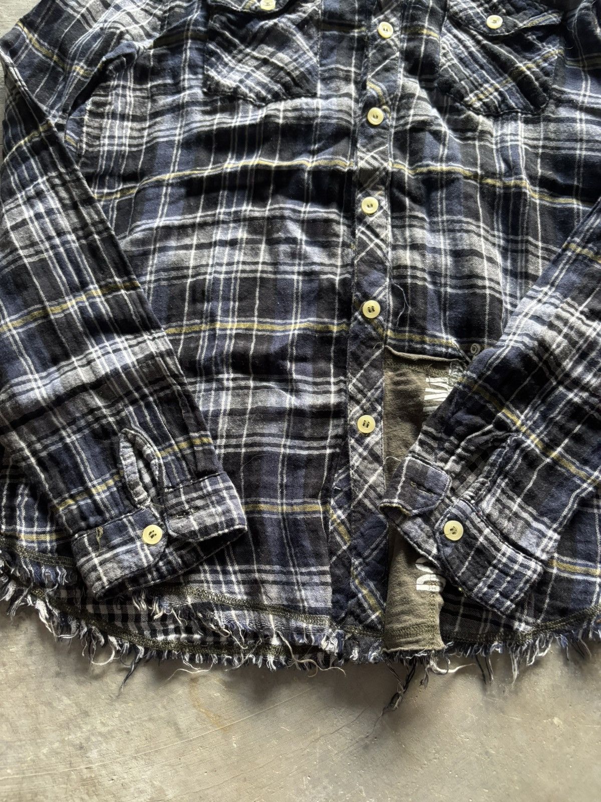 Dolce & Gabbana vintage dolce gabbana flannel patchwork distressed style Size US M / EU 48-50 / 2 - 10 Thumbnail
