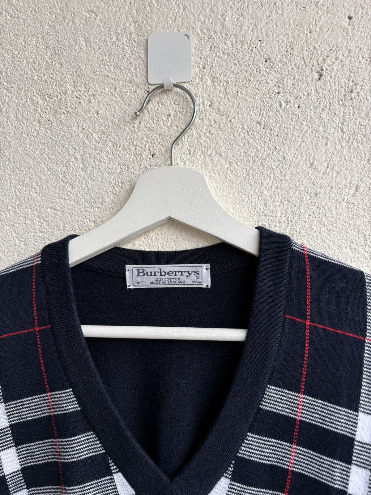 Burberry 2000s Burberry Luxury knit Novacheck Size US M / EU 48-50 / 2 - 3 Thumbnail