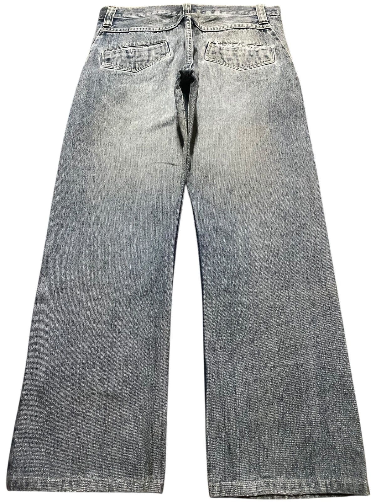 Japanese Brand Vtg Japanese Brand Icco Faded Wash Distressed Loose Jeans Size US 32 / EU 48 - 2 Thumbnail