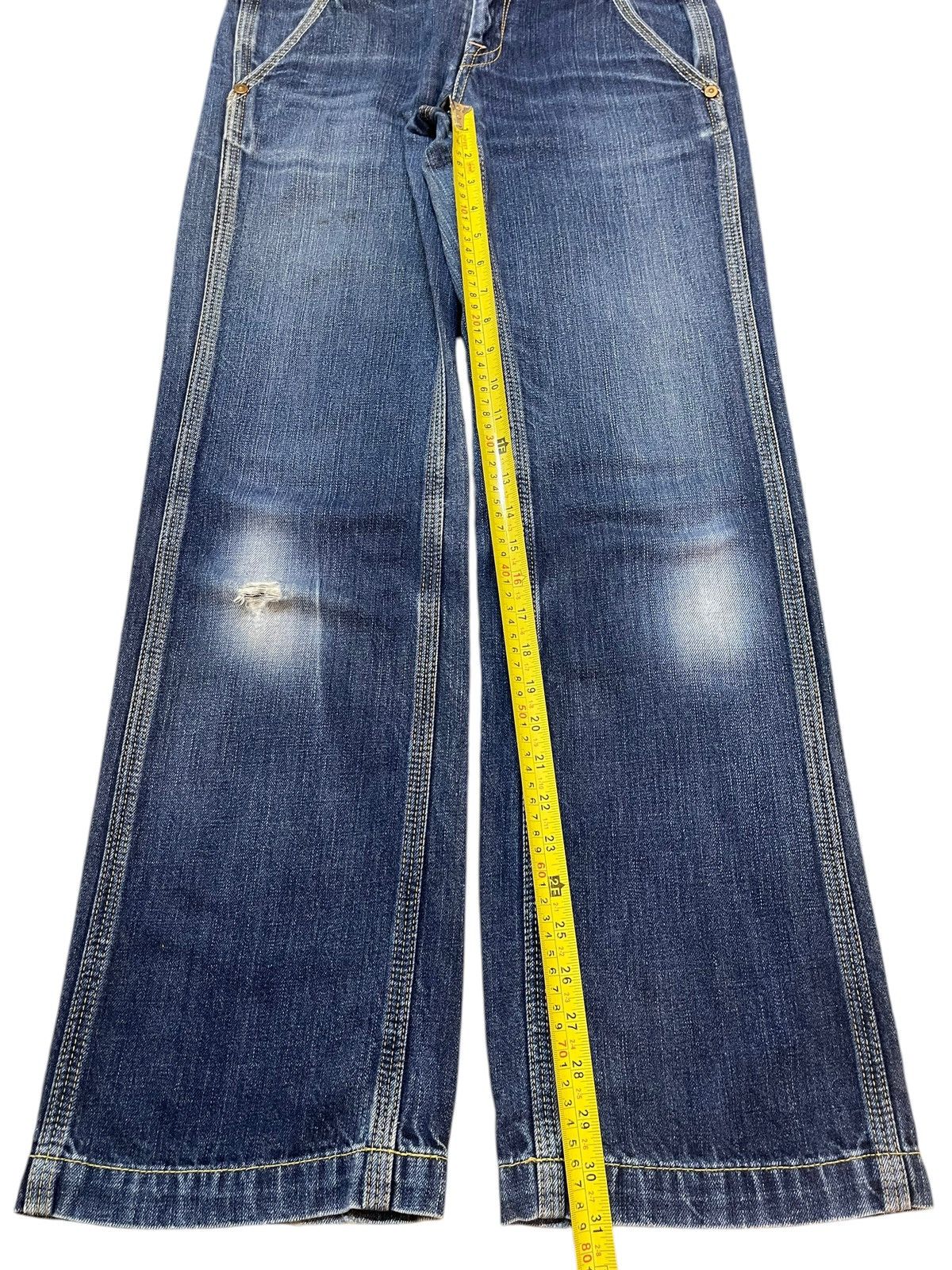 Johnbull Vintage Japan John Bull Faded Wash Baggy Style Jeans Size US 32 / EU 48 - 13 Thumbnail