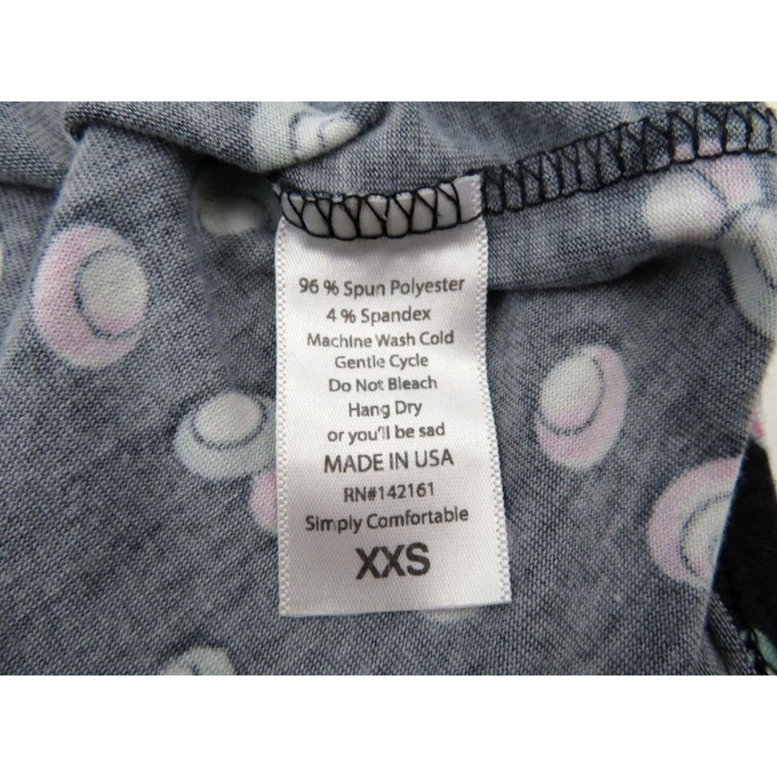 Vintage LuLaRoe T Shirt Womens XXS Black Blue Pink White Wheels Geometric Raglan 3/4 Sleeve Scoop Neck Pullover Top Tee Casual Size XXS / US 00 / IT 34 - 7 Thumbnail