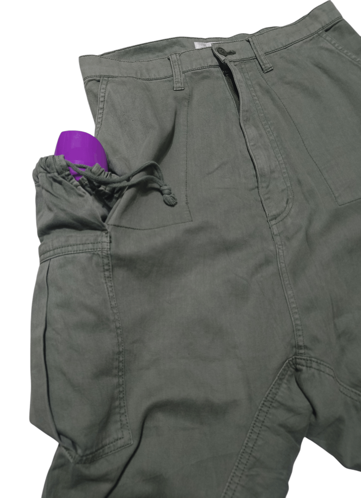 Issey Miyake Vintage Ne-Net Issey Miyake 3/4 Baloon Cargo Military Pants Size US 29 - 5 Thumbnail