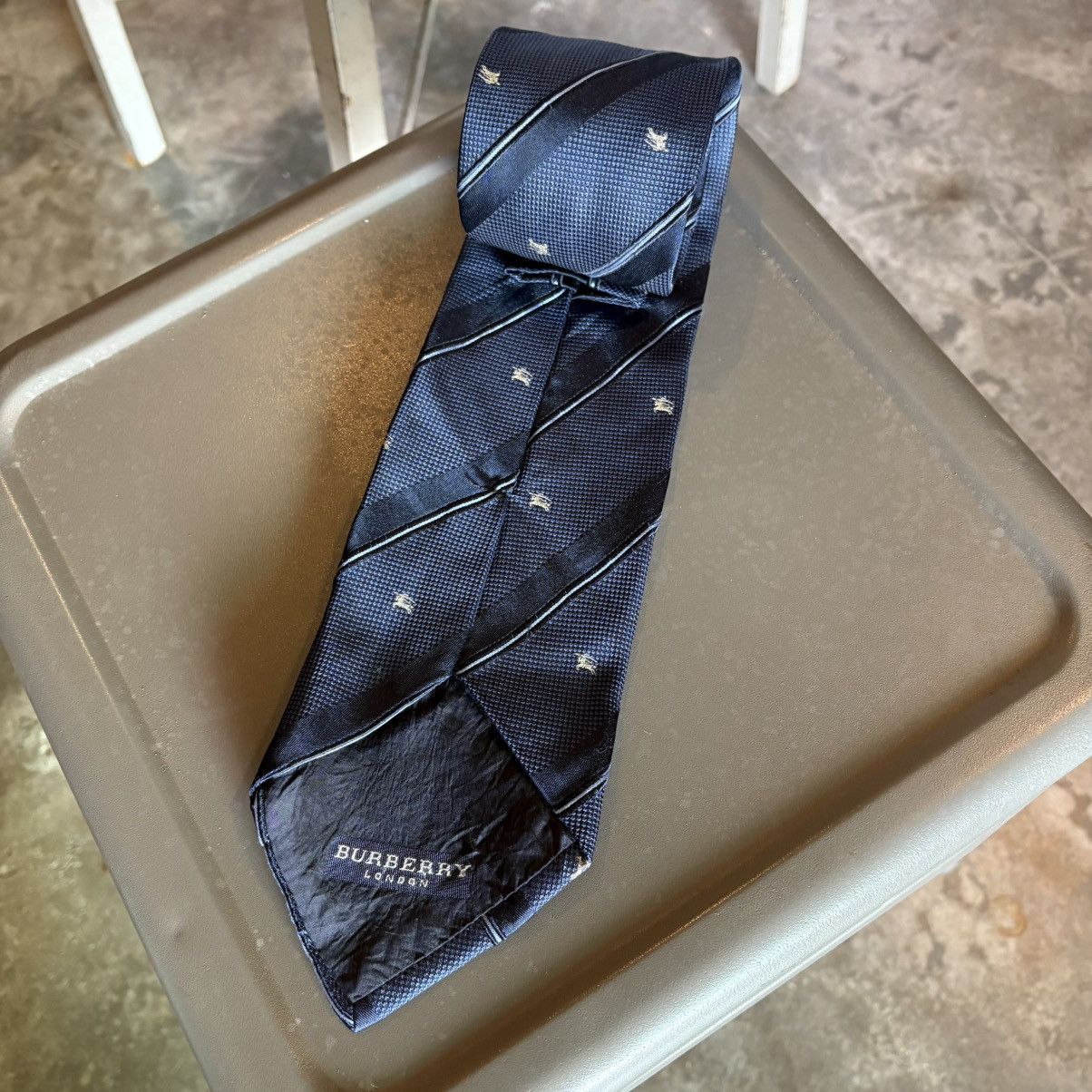 Burberry Burberry Logo Silk Tie Size ONE SIZE - 1 Thumbnail
